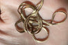 Vintage Yellow Gold Herringbone Necklace dunia simunovic jewelry
