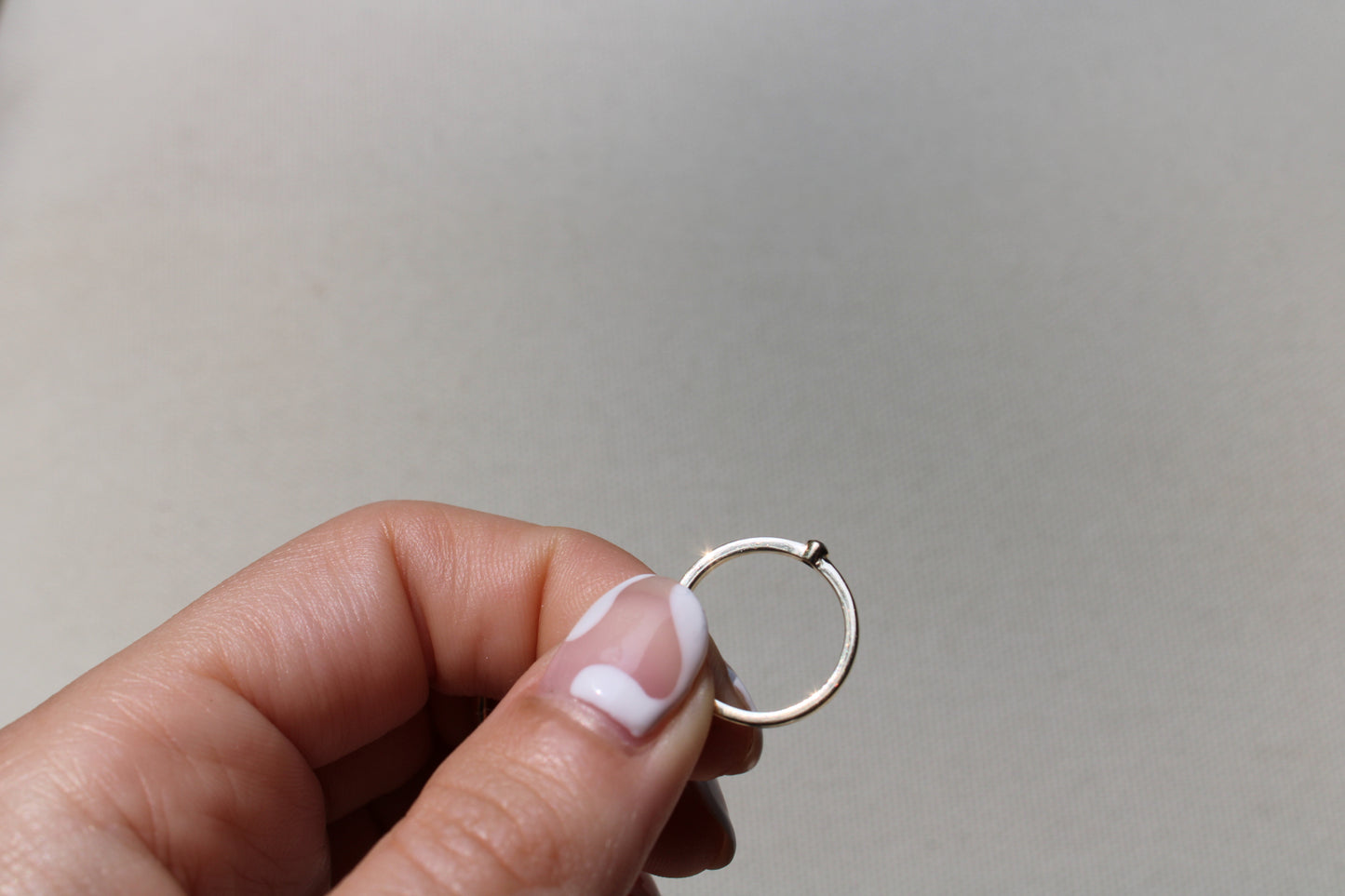 Pinky Ring with Diamond Bezel Set into Solid Yellow Gold