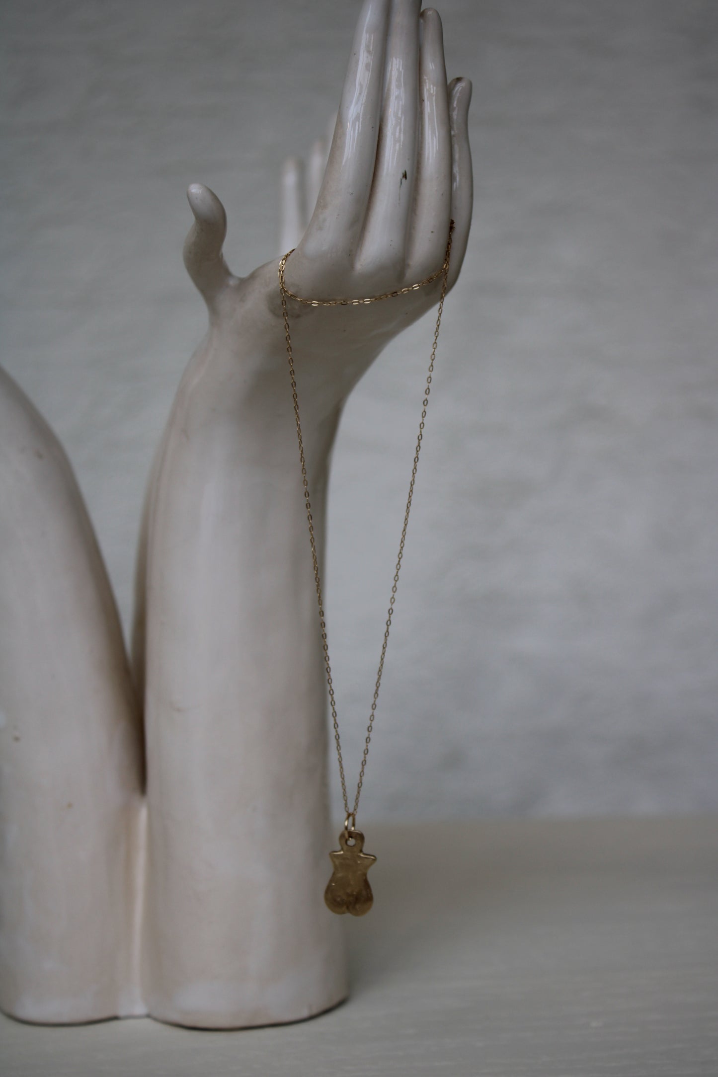 Solid Gold Cheeky Charm Pendant