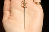 Vintage Solid 14k Yellow Gold Sword Charm Pendant dunia simunovic jewelry