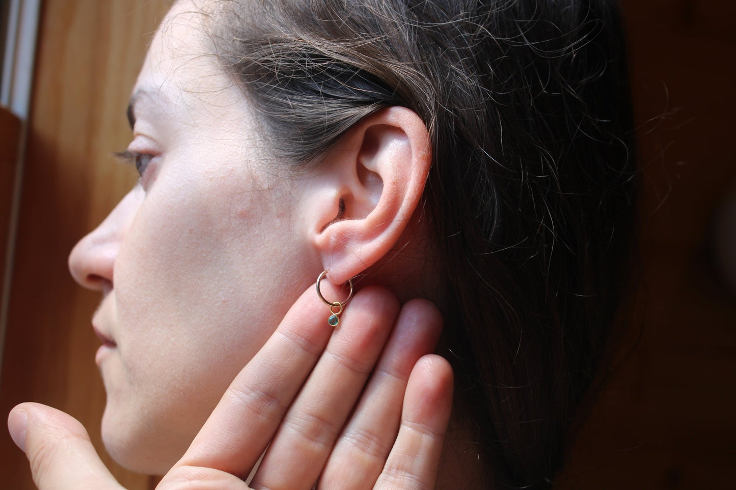 Everyday Infinity Gold Endless Hoops (10mm)