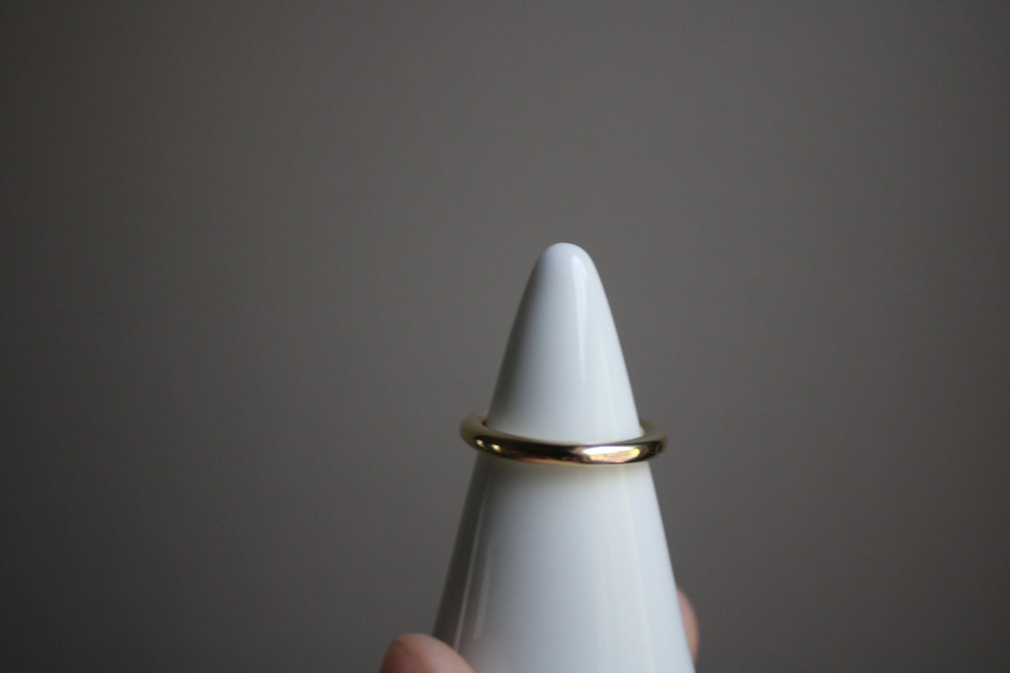 Everyday Full Round Gold Stacking Ring