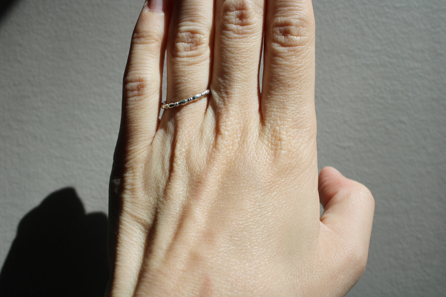 Everyday Solid Sterling Silver Victorian Stacker Ring