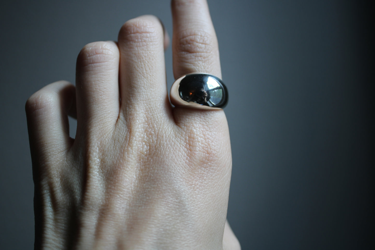 Solid Silver Mega Dome Ring