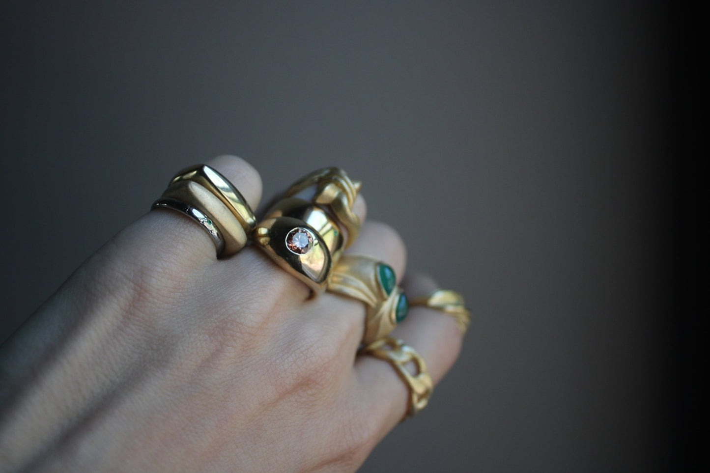 Everyday Heavy Gold Ring