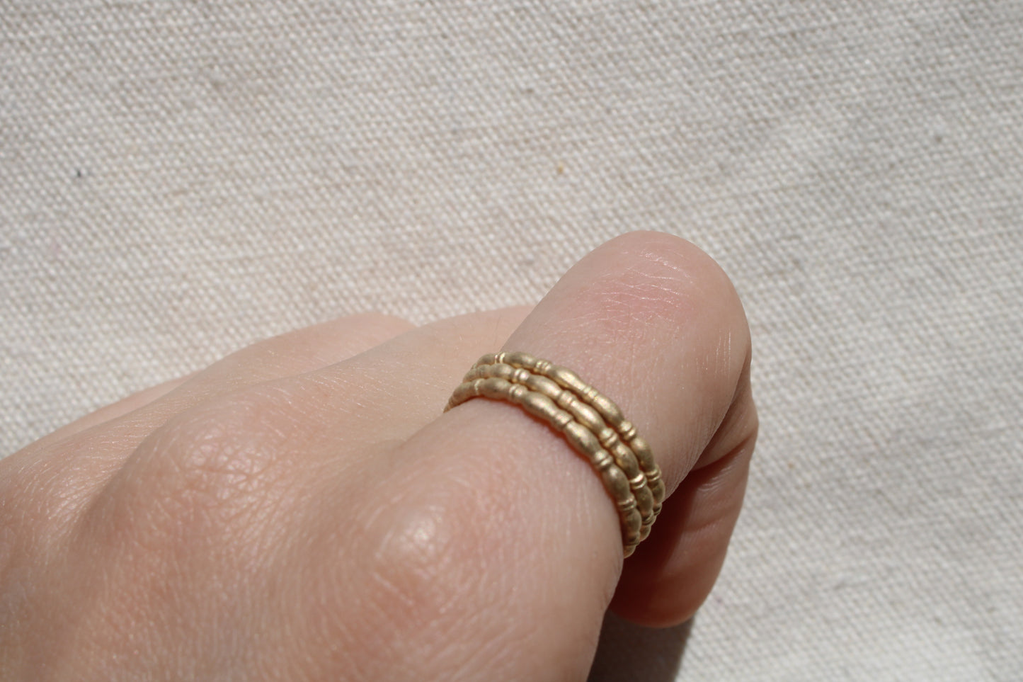 Everyday Gold Ring - dunia jewelry - vintage gold - recycled gold
