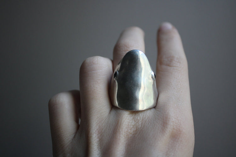 rings for men - dunia jewelry - vintage gold - recycled gold