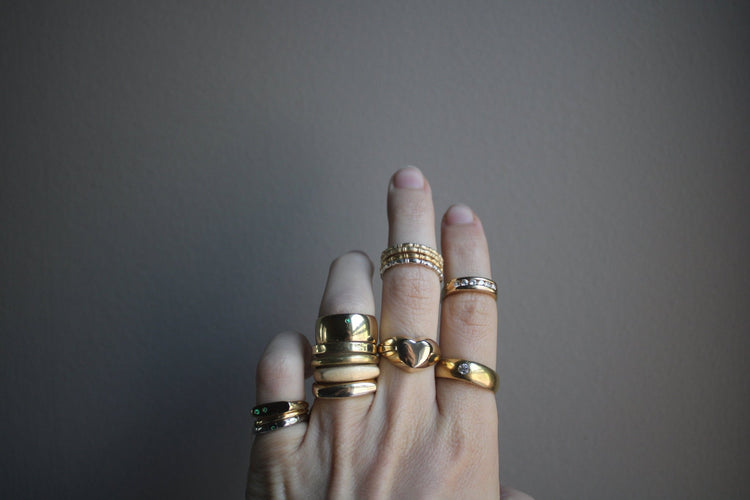 The most loved rings are the ones that we can sleep in! I created a collection of everyday gold rings that can be worn day and night. My favorite everyday gold ring stackers are here for you.