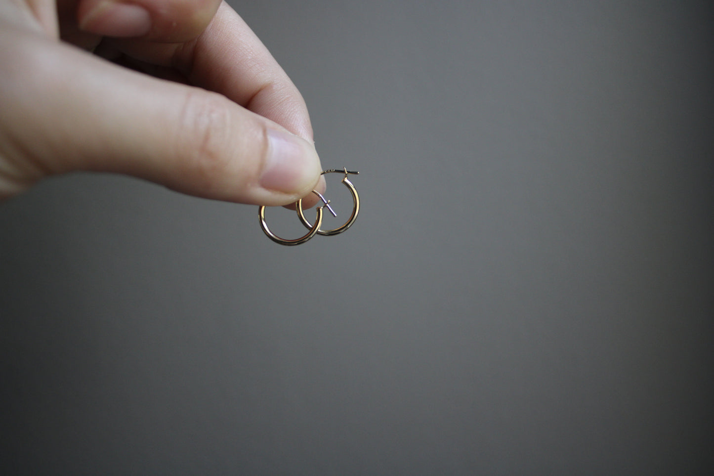10k Gold 14mm Everyday Gold Huggie Hoops (set)