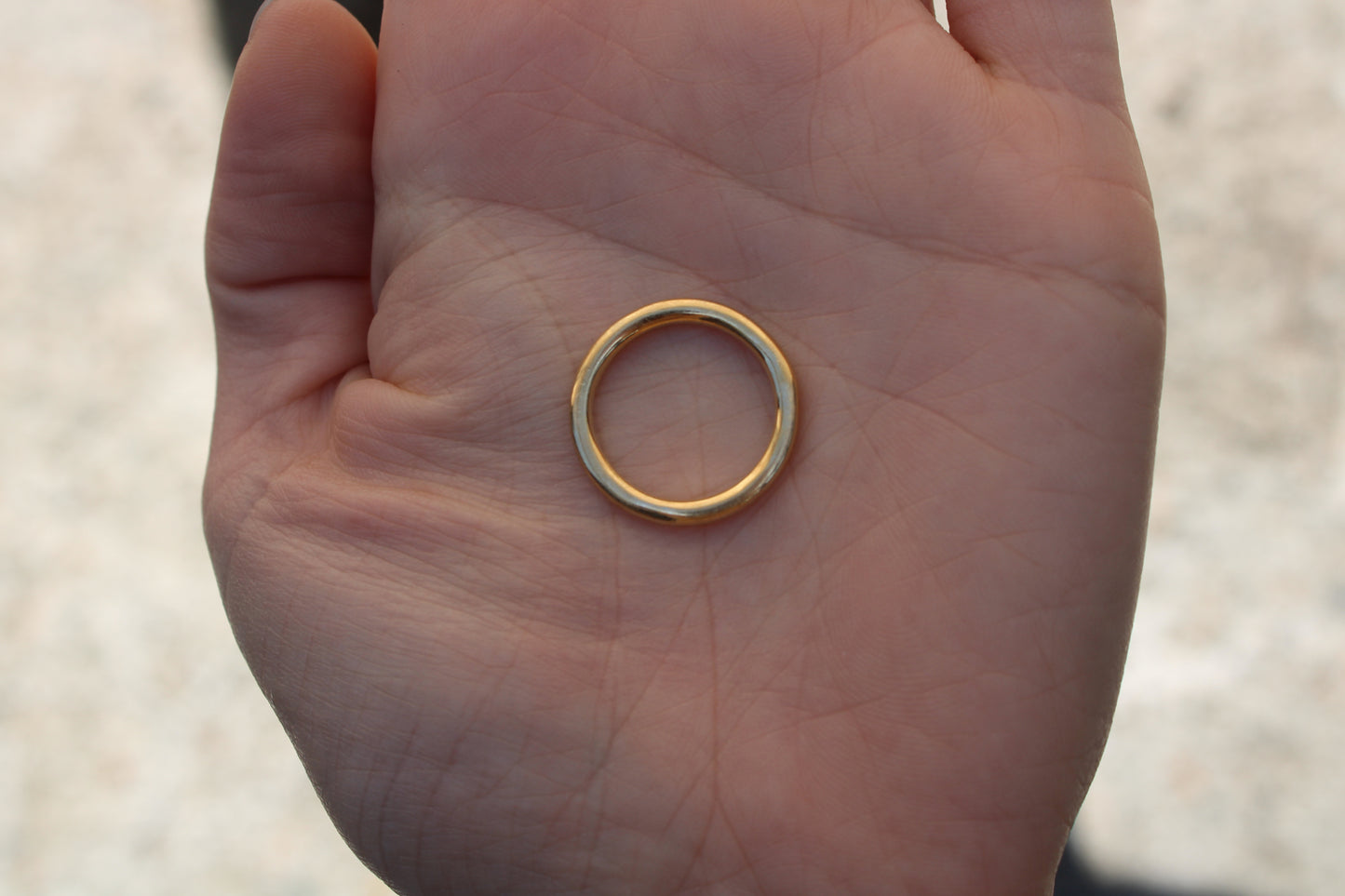 Everyday Full Round Gold Stacking Ring