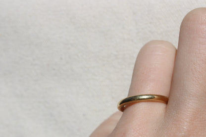 Everyday Full Round Gold Stacking Ring