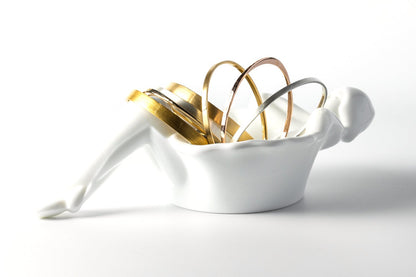 Solid Recycled Silver Bangle dunia simunovic jewelry