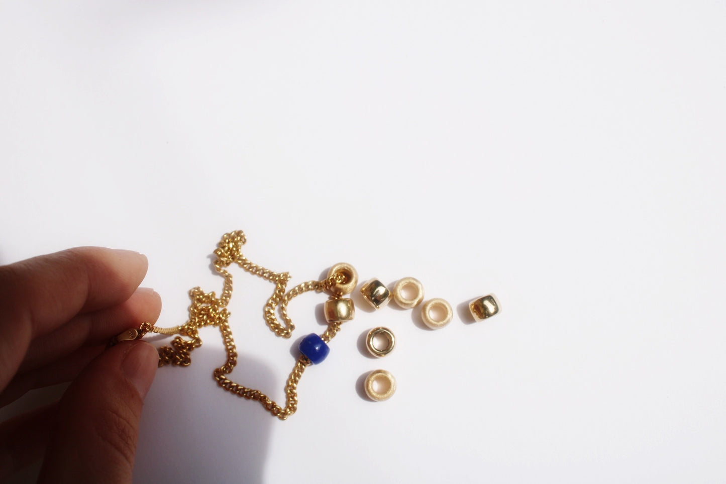 Solid Gold Bead (matte finish)