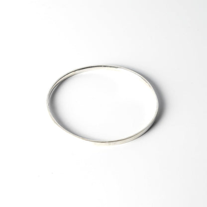 Solid Recycled Silver Bangle dunia simunovic jewelry