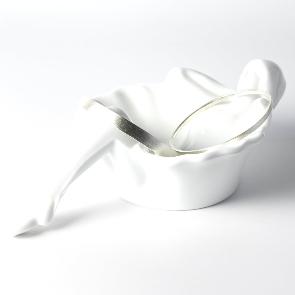 Solid Recycled Silver Bangle dunia simunovic jewelry