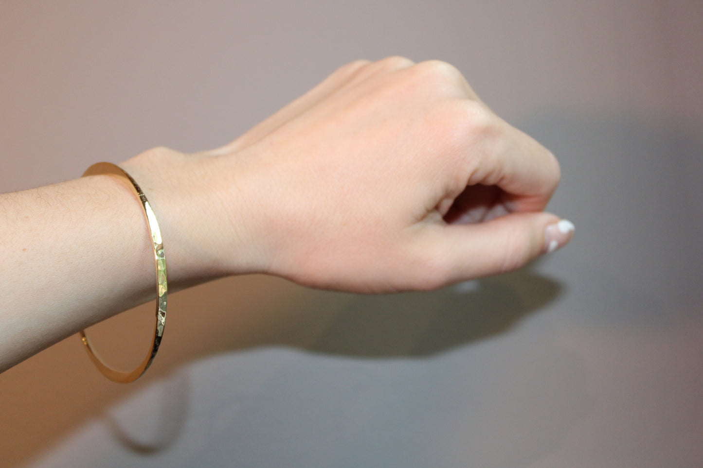 Solid Gold Mobius Everyday Bangle