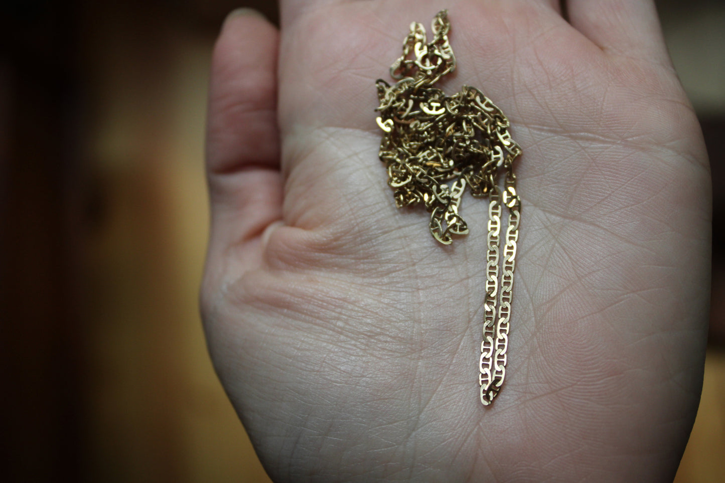 Vintage Solid Gold Mariner Chain | Vintage Italian Gold Chain dunia simunovic jewelry