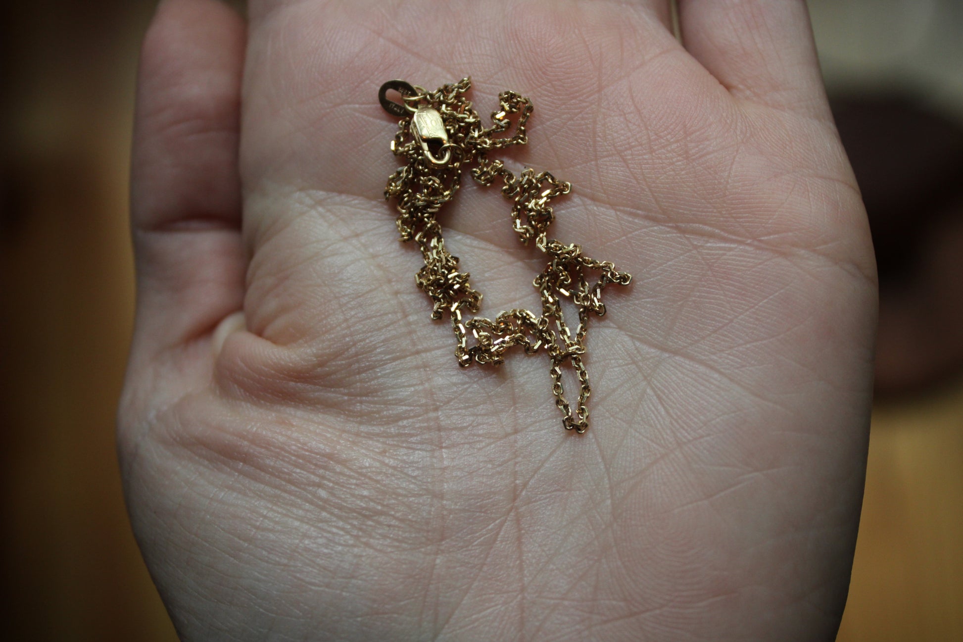 Solid 14k Yellow Gold Vintage Cable Chain | Vintage Solid Gold Chain dunia simunovic jewelry