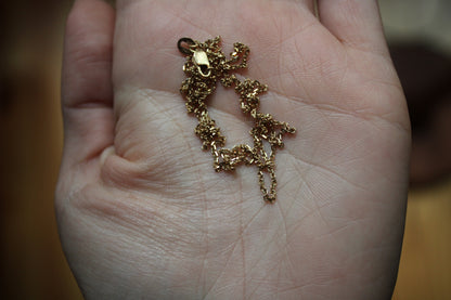 Solid 14k Yellow Gold Vintage Cable Chain | Vintage Solid Gold Chain dunia simunovic jewelry