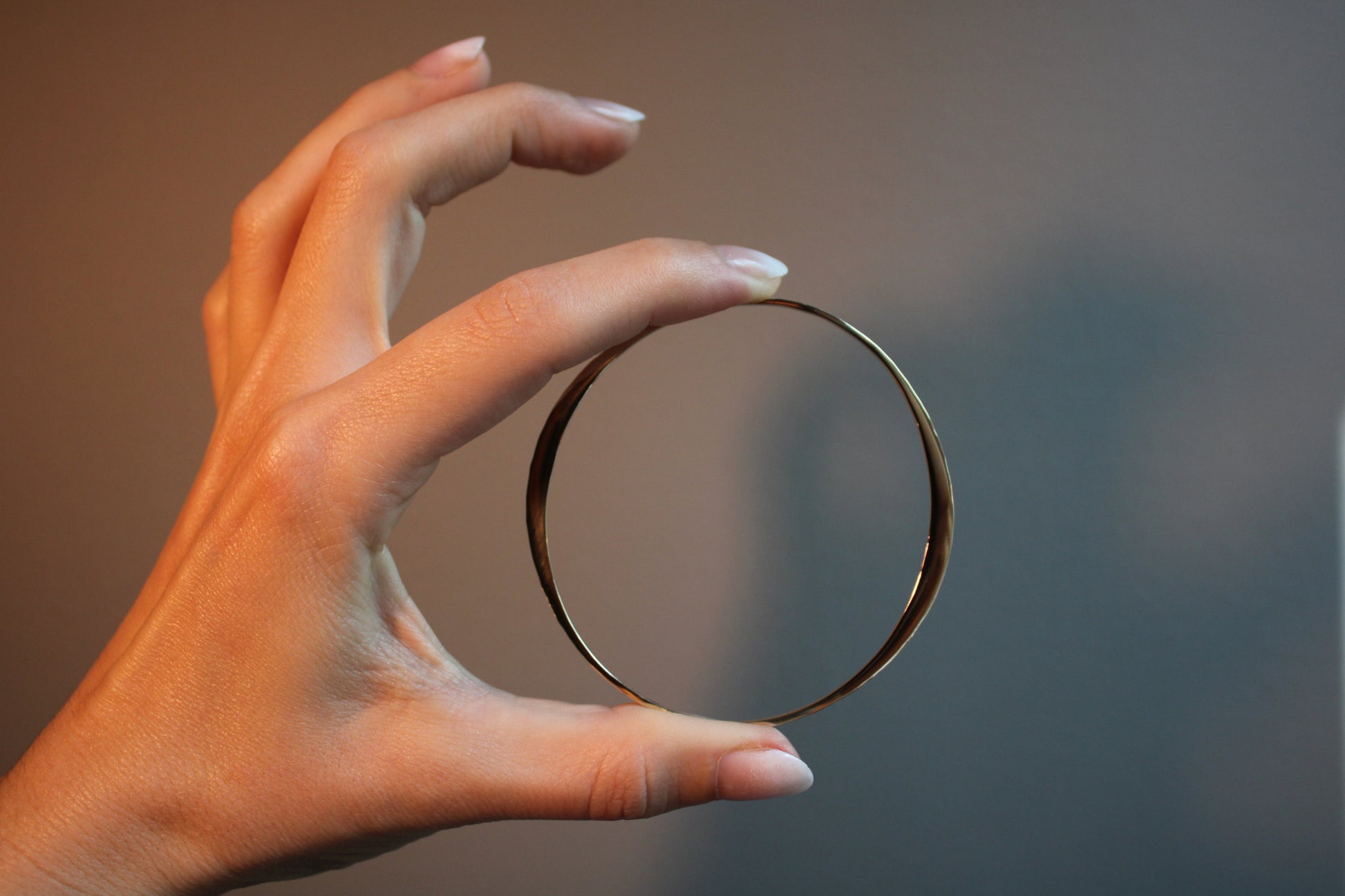 Solid Gold Bangle dunia simunovic jewelry