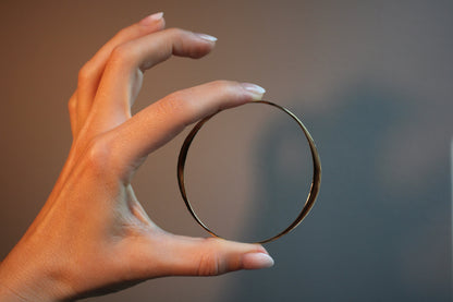 Solid Gold Bangle dunia simunovic jewelry