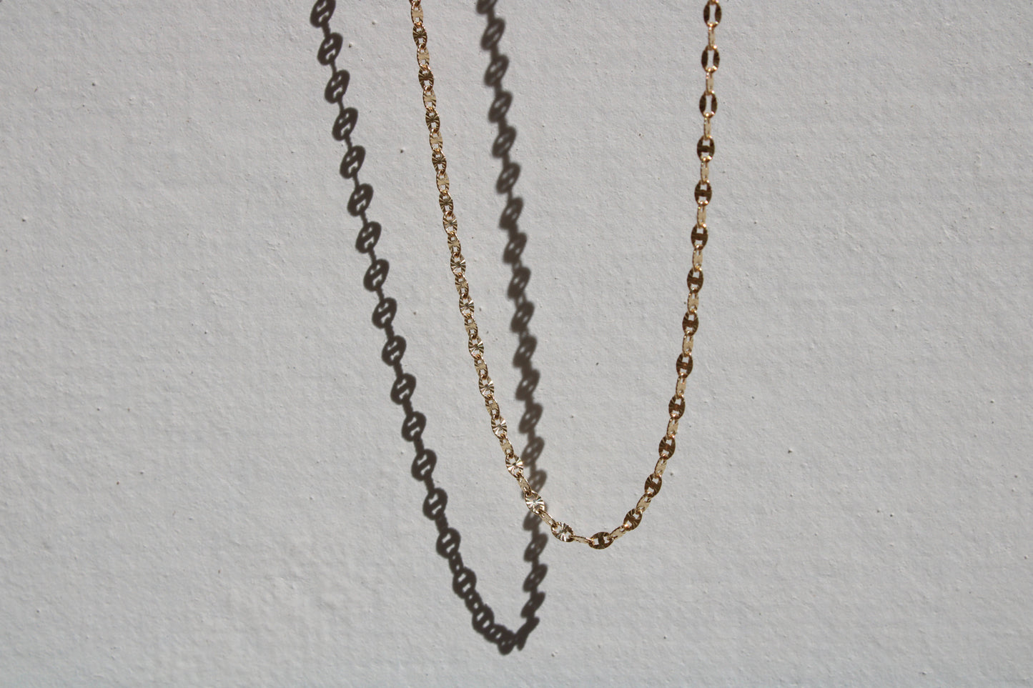 14k Solid Gold Glimmer Chain