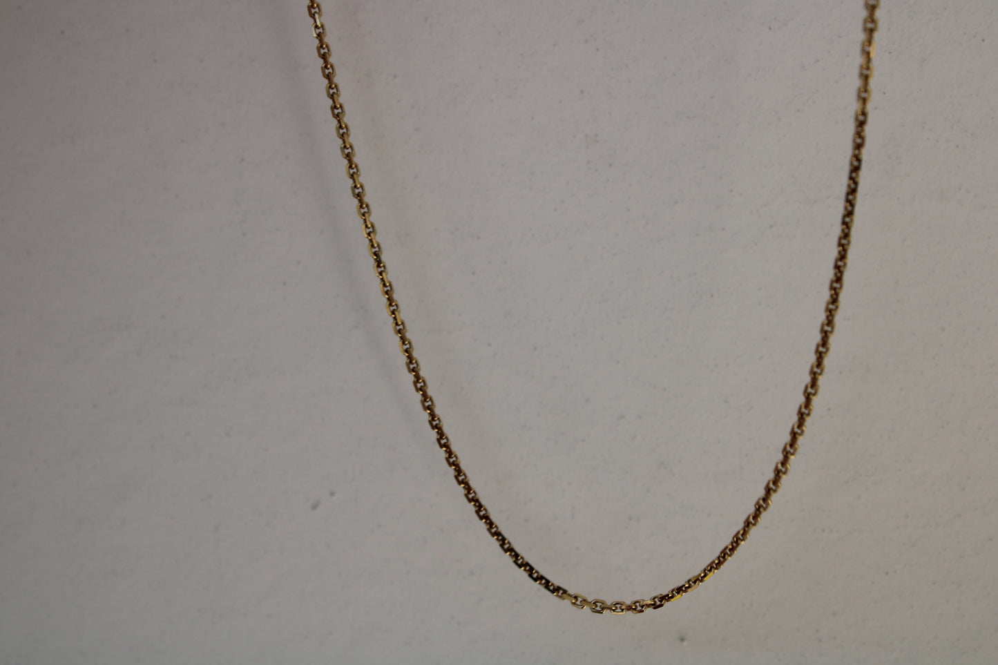 Solid 14k Yellow Gold Vintage Mini Biker Chain