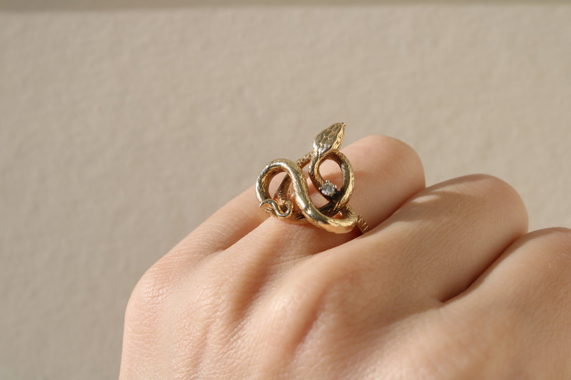 Antique clearance ouroboros ring