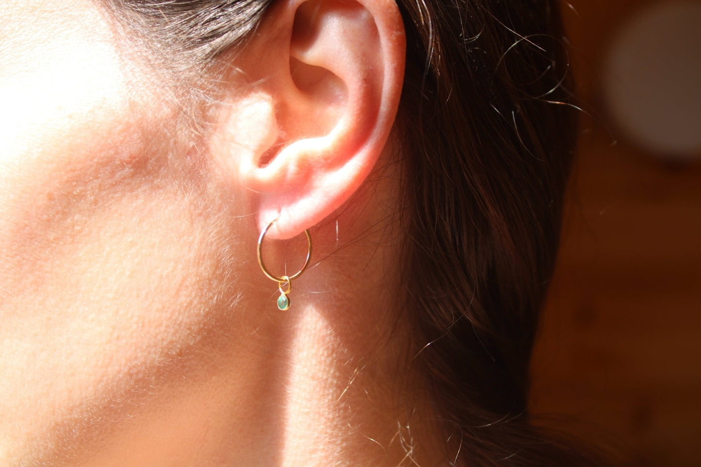 Everyday Infinity Gold Endless Hoops (15mm)