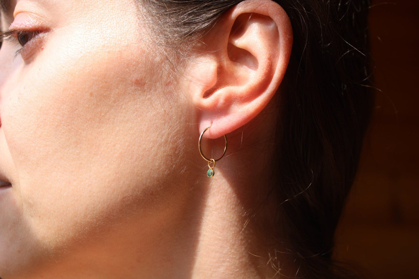 Everyday Infinity Gold Endless Hoops (15mm)