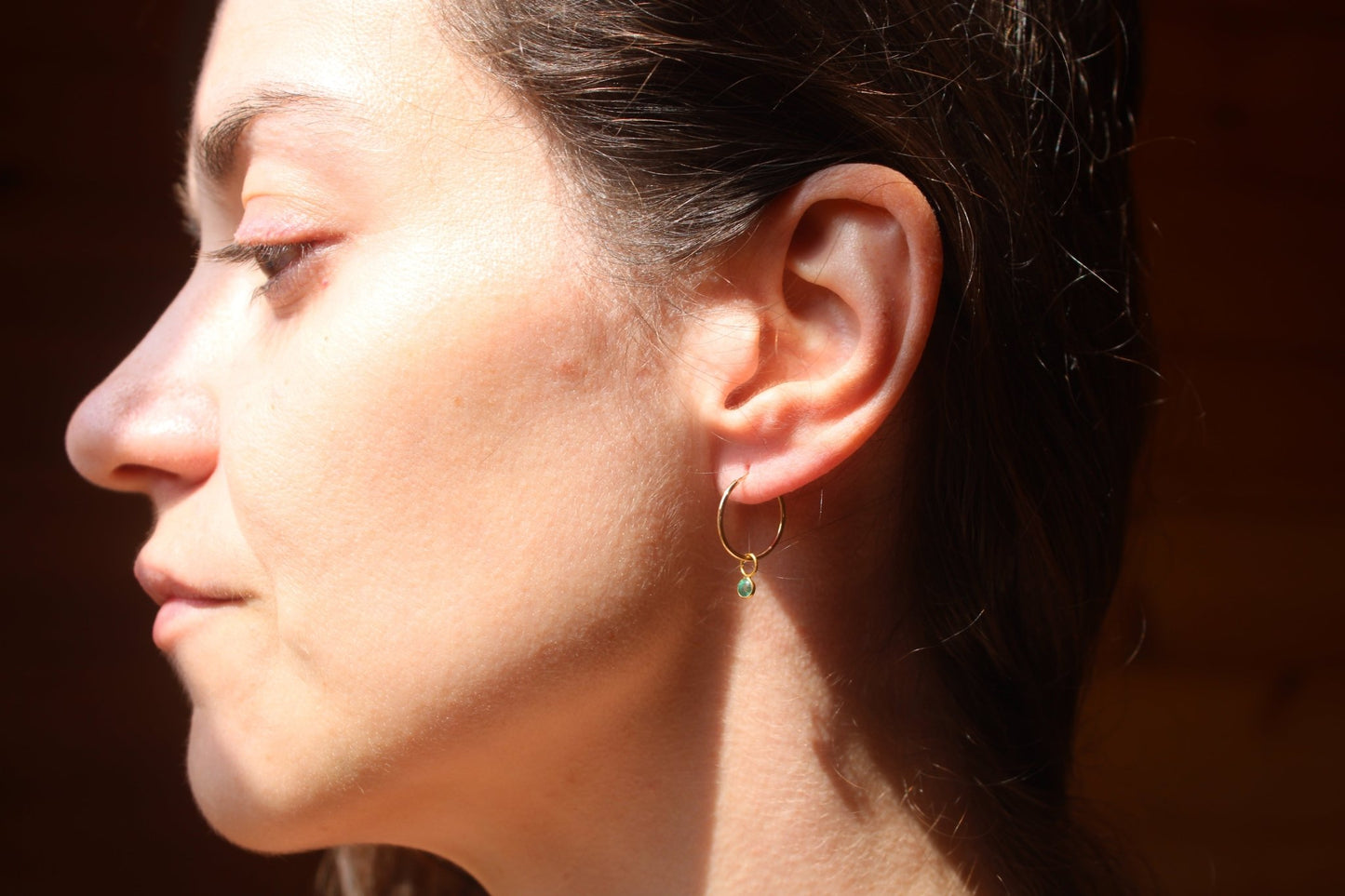 Everyday Infinity Gold Endless Hoops (15mm)