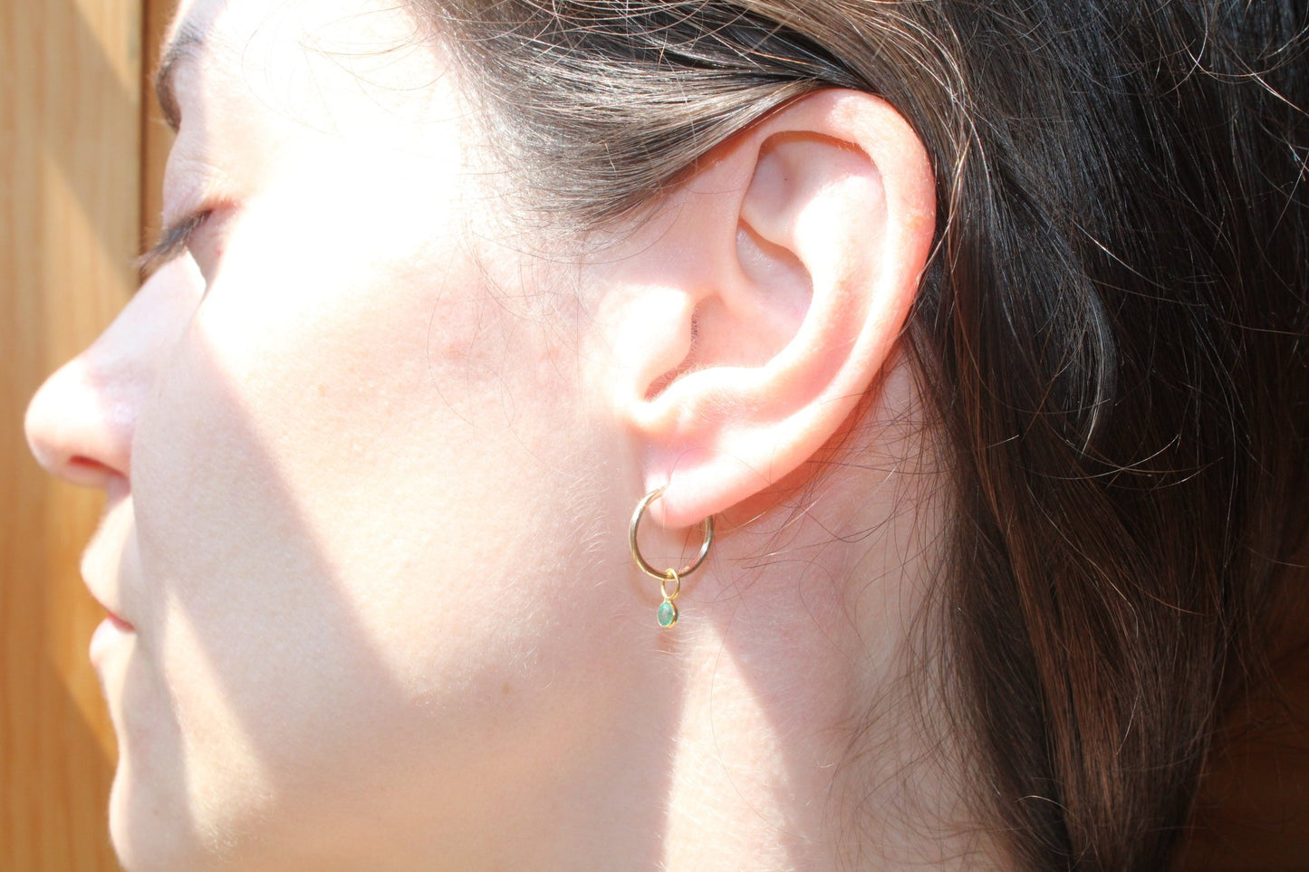 Everyday Infinity Gold Endless Hoops (10mm)