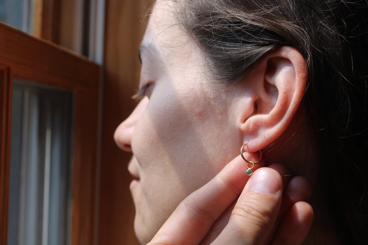 Everyday Infinity Gold Endless Hoops (10mm)