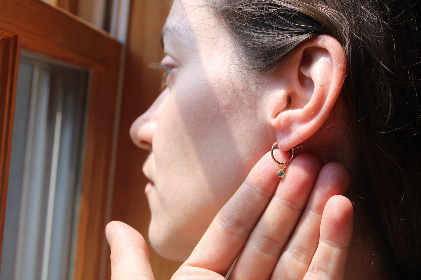 Everyday Infinity Gold Endless Hoops (10mm)