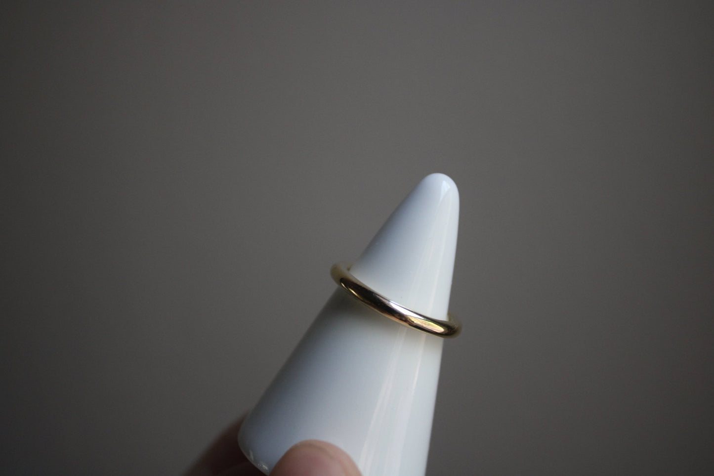 Everyday Full Round Gold Stacking Ring