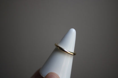 Everyday Full Round Gold Stacking Ring