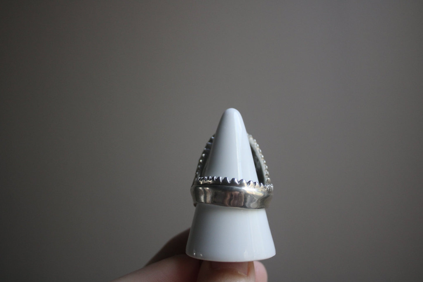 Handcarved Shark Ring for Men