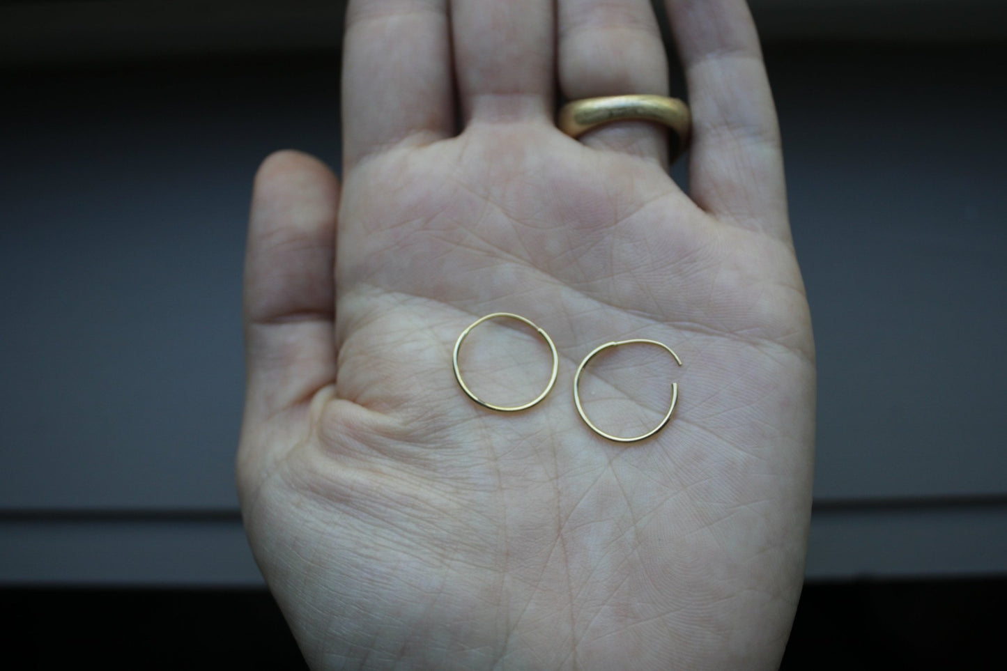Everyday Infinity Gold Endless Hoops (15mm)