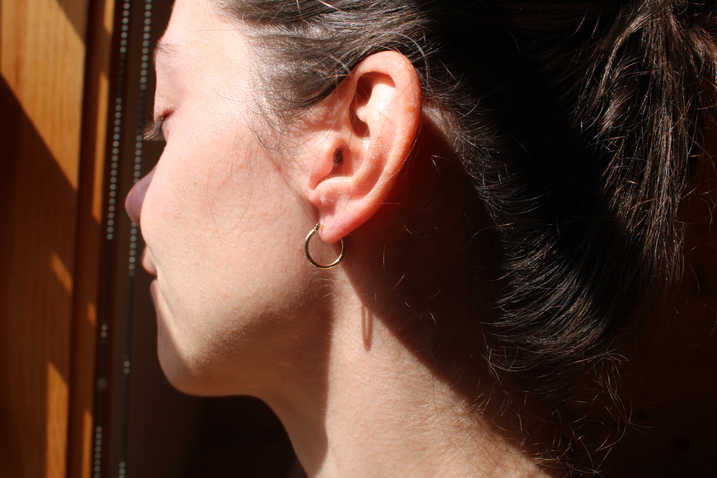 10k Gold 14mm Everyday Gold Huggie Hoops (set)