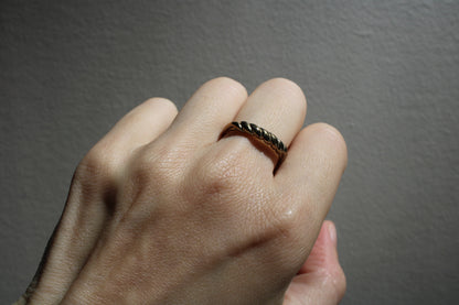 Everyday Solid Sterling Silver Croissant Stacking Ring