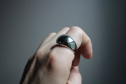 Solid Silver Mega Dome Ring