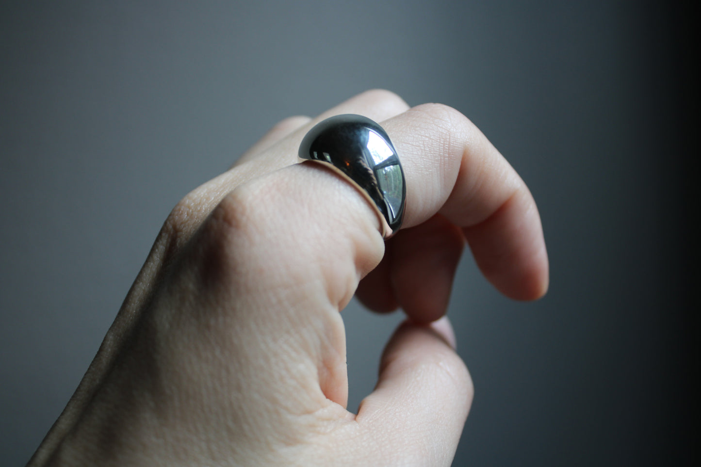 Solid Silver Mega Dome Ring