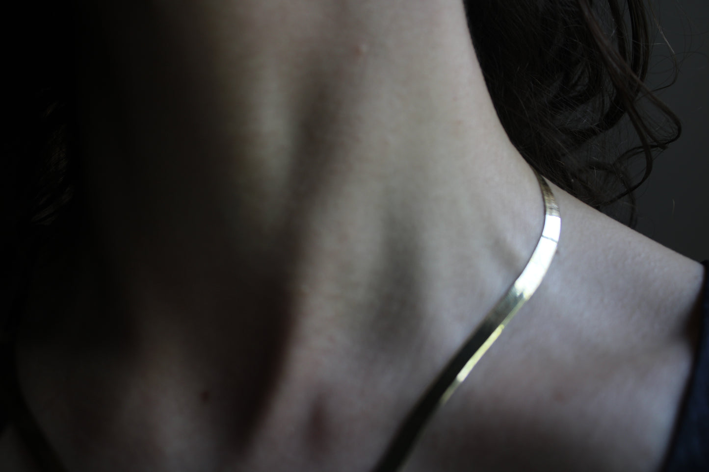 5mm 14k Solid Yellow Gold Herringbone Chain