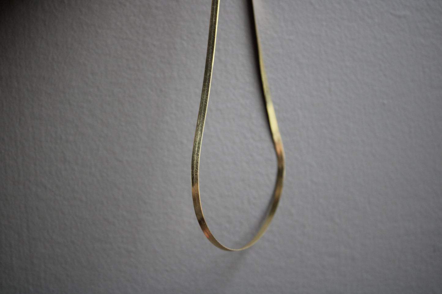 5mm 14k Solid Yellow Gold Herringbone Chain