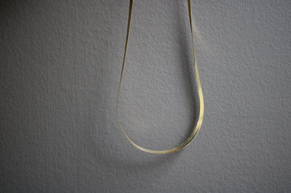 5mm 14k Solid Yellow Gold Herringbone Chain