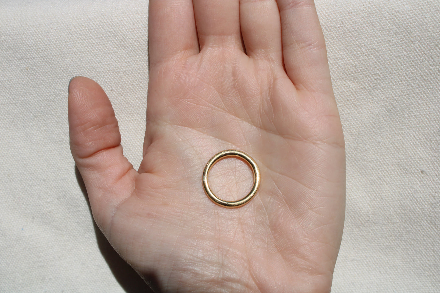 Everyday Full Round Gold Stacking Ring