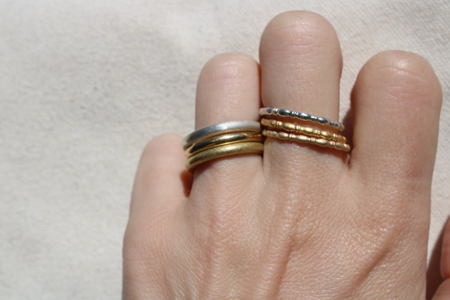 Everyday Full Round Gold Stacking Ring