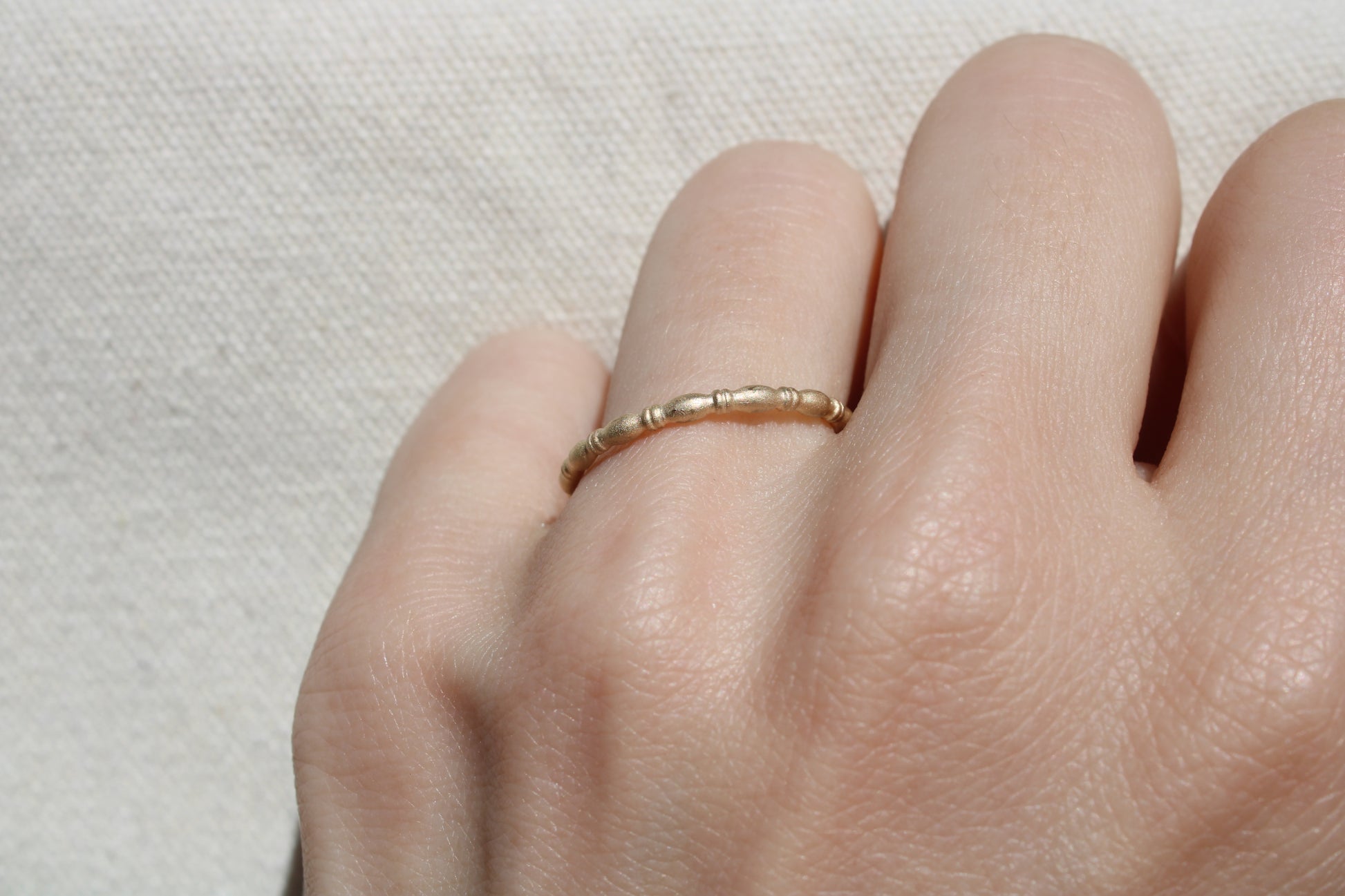 Everyday Gold Ring - dunia jewelry - vintage gold - recycled gold