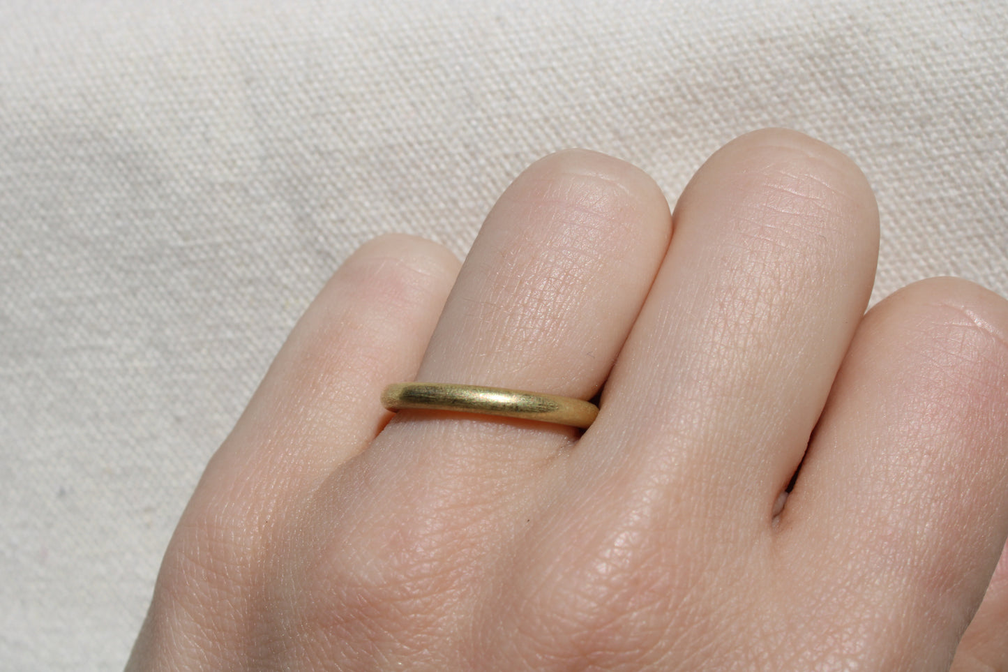 Everyday Full Round Gold Stacking Ring