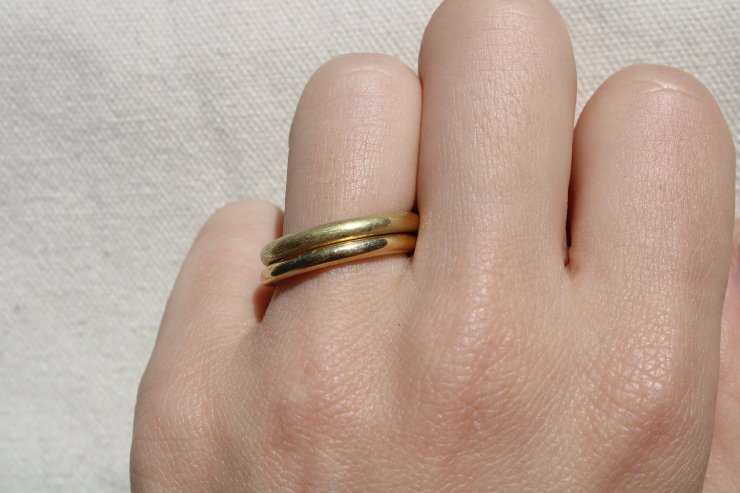 Everyday Full Round Gold Stacking Ring
